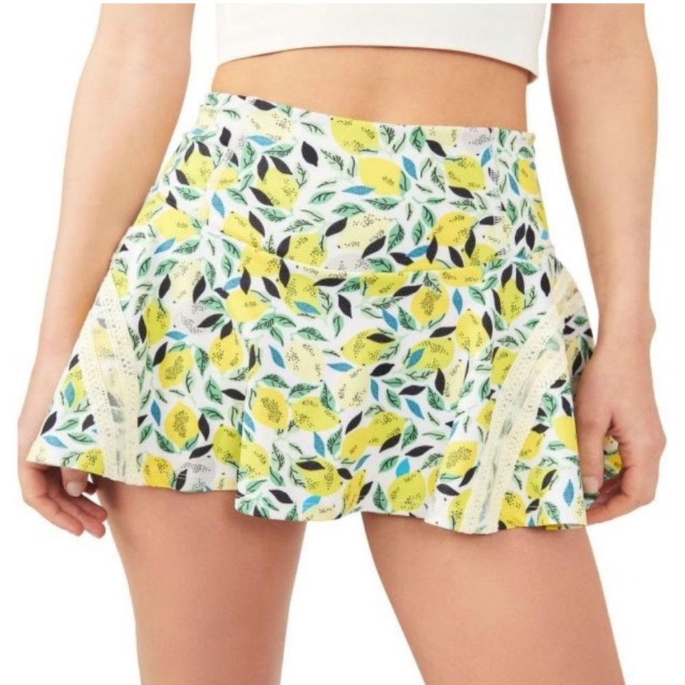 FREE PEOPLE MOVEMENT Pleats And Thank You Skort NWOT